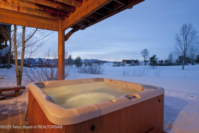 Well maintained 4-bedroom, 4.5-bath Teton Springs Cabin adjacent on Teton Springs Resort and Club in Idaho - for sale on GolfHomes.com, golf home, golf lot