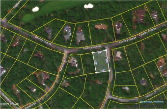 Hemlock Farms Building Lot.  This corner lot is across from golf on Lords Valley Country Club, Inc in Pennsylvania - for sale on GolfHomes.com, golf home, golf lot