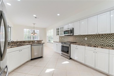 Newly painted and carpeted, this popular Kingfisher model is on Shadow Wood Country Club in Florida - for sale on GolfHomes.com, golf home, golf lot
