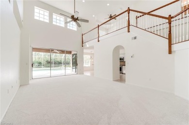 Newly painted and carpeted, this popular Kingfisher model is on Shadow Wood Country Club in Florida - for sale on GolfHomes.com, golf home, golf lot
