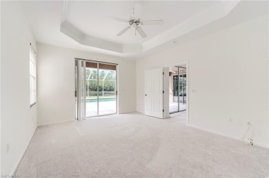 Newly painted and carpeted, this popular Kingfisher model is on Shadow Wood Country Club in Florida - for sale on GolfHomes.com, golf home, golf lot