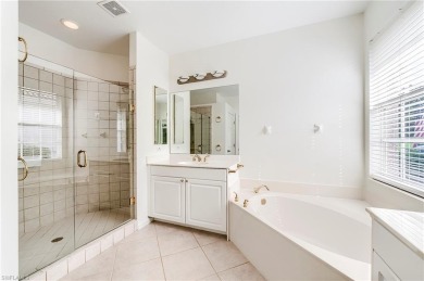 Newly painted and carpeted, this popular Kingfisher model is on Shadow Wood Country Club in Florida - for sale on GolfHomes.com, golf home, golf lot