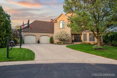 Gracing a private cul-de-sac in the prestigious Wallinwood Farms on Wallinwood Springs in Michigan - for sale on GolfHomes.com, golf home, golf lot