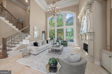 Tucked into a quiet cul-de-sac street within one of Suwanee's on Laurel Springs Golf Club in Georgia - for sale on GolfHomes.com, golf home, golf lot