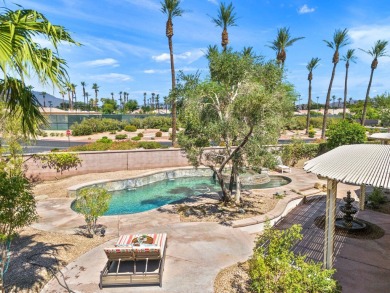 Located in the best 55+ community in the desert this unique on Mountain Vista Golf Course At Sun City Palm Desert in California - for sale on GolfHomes.com, golf home, golf lot