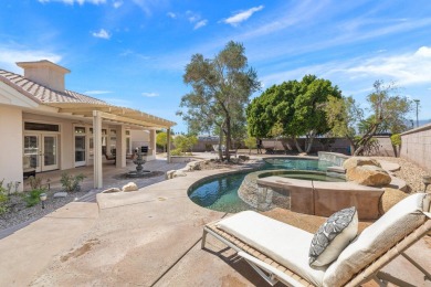 Located in the best 55+ community in the desert this unique on Mountain Vista Golf Course At Sun City Palm Desert in California - for sale on GolfHomes.com, golf home, golf lot