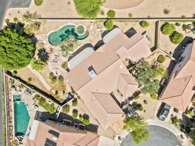 Located in the best 55+ community in the desert this unique on Mountain Vista Golf Course At Sun City Palm Desert in California - for sale on GolfHomes.com, golf home, golf lot