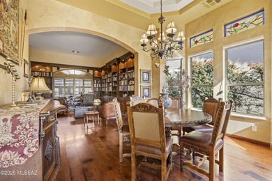 Wake up to panoramic, unobstructed mountain views from this on Saddlebrooke Golf Course in Arizona - for sale on GolfHomes.com, golf home, golf lot