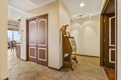 Wake up to panoramic, unobstructed mountain views from this on Saddlebrooke Golf Course in Arizona - for sale on GolfHomes.com, golf home, golf lot