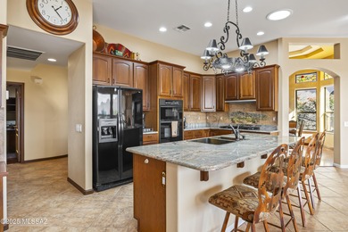 Wake up to panoramic, unobstructed mountain views from this on Saddlebrooke Golf Course in Arizona - for sale on GolfHomes.com, golf home, golf lot