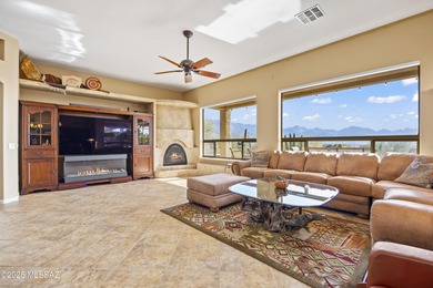 Wake up to panoramic, unobstructed mountain views from this on Saddlebrooke Golf Course in Arizona - for sale on GolfHomes.com, golf home, golf lot