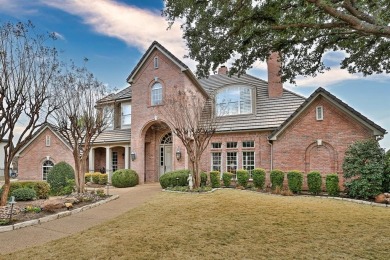 Custom built traditional home in the guarded and gated Mira on Mira Vista Country Club in Texas - for sale on GolfHomes.com, golf home, golf lot