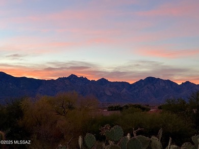 Wake up to panoramic, unobstructed mountain views from this on Saddlebrooke Golf Course in Arizona - for sale on GolfHomes.com, golf home, golf lot