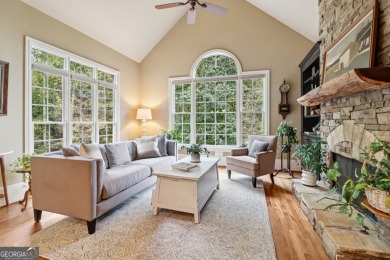 This exquisite Traditional Craftsman home rests near the end of on Traditions of Braselton Golf Club in Georgia - for sale on GolfHomes.com, golf home, golf lot