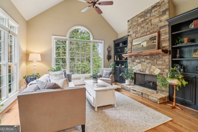 This exquisite Traditional Craftsman home rests near the end of on Traditions of Braselton Golf Club in Georgia - for sale on GolfHomes.com, golf home, golf lot