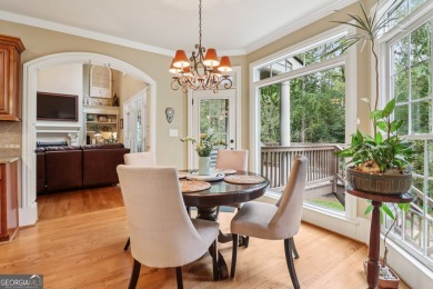 This exquisite Traditional Craftsman home rests near the end of on Traditions of Braselton Golf Club in Georgia - for sale on GolfHomes.com, golf home, golf lot