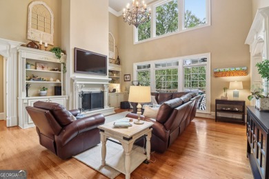 This exquisite Traditional Craftsman home rests near the end of on Traditions of Braselton Golf Club in Georgia - for sale on GolfHomes.com, golf home, golf lot