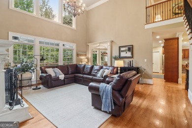 This exquisite Traditional Craftsman home rests near the end of on Traditions of Braselton Golf Club in Georgia - for sale on GolfHomes.com, golf home, golf lot