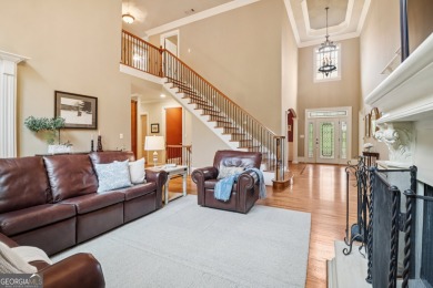 This exquisite Traditional Craftsman home rests near the end of on Traditions of Braselton Golf Club in Georgia - for sale on GolfHomes.com, golf home, golf lot