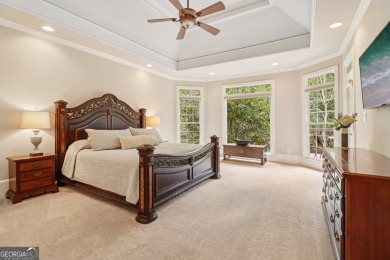 This exquisite Traditional Craftsman home rests near the end of on Traditions of Braselton Golf Club in Georgia - for sale on GolfHomes.com, golf home, golf lot