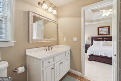 This exquisite Traditional Craftsman home rests near the end of on Traditions of Braselton Golf Club in Georgia - for sale on GolfHomes.com, golf home, golf lot