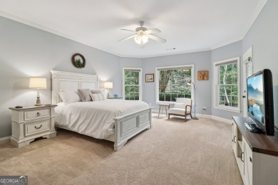 This exquisite Traditional Craftsman home rests near the end of on Traditions of Braselton Golf Club in Georgia - for sale on GolfHomes.com, golf home, golf lot