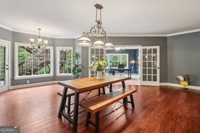 This exquisite Traditional Craftsman home rests near the end of on Traditions of Braselton Golf Club in Georgia - for sale on GolfHomes.com, golf home, golf lot