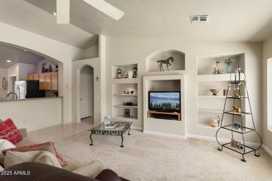 3 bedroom Palmera situated on a expansive corner lot and backs on Tuscany Falls At Pebble Creek in Arizona - for sale on GolfHomes.com, golf home, golf lot
