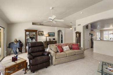 3 bedroom Palmera situated on a expansive corner lot and backs on Tuscany Falls At Pebble Creek in Arizona - for sale on GolfHomes.com, golf home, golf lot