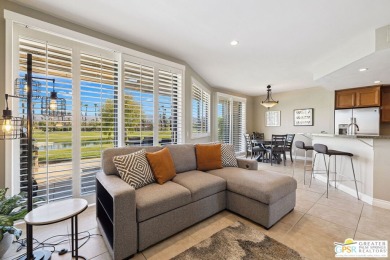 Soak up mountain, lake, and fairway views from this stylishly on Palm Valley Country Club in California - for sale on GolfHomes.com, golf home, golf lot