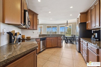 Soak up mountain, lake, and fairway views from this stylishly on Palm Valley Country Club in California - for sale on GolfHomes.com, golf home, golf lot