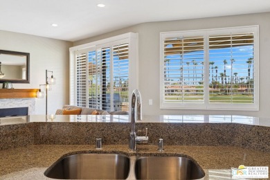 Soak up mountain, lake, and fairway views from this stylishly on Palm Valley Country Club in California - for sale on GolfHomes.com, golf home, golf lot
