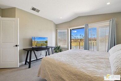 Soak up mountain, lake, and fairway views from this stylishly on Palm Valley Country Club in California - for sale on GolfHomes.com, golf home, golf lot