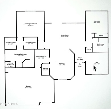 This is the one, look no further. Desirable great room split on Sunland Springs Golf Course  in Arizona - for sale on GolfHomes.com, golf home, golf lot