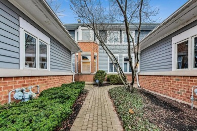 Welcome to this beautiful two story end-unit townhouse with full on Seven Bridges Golf Club in Illinois - for sale on GolfHomes.com, golf home, golf lot