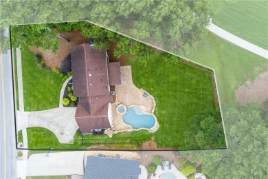 Stunning Salt Water Pool w/Hot Tub On Golf Course Lot In Popular on Indian Hills Country Club in Georgia - for sale on GolfHomes.com, golf home, golf lot