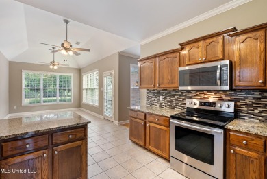 This beautifully maintained brick home boasts 4 bedrooms, 3 on Cherokee Valley Golf Course in Mississippi - for sale on GolfHomes.com, golf home, golf lot