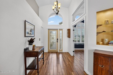 LAKEFRONT fountain views set the tone for this exceptional POOL on Plantation Bay Golf and Country Club in Florida - for sale on GolfHomes.com, golf home, golf lot