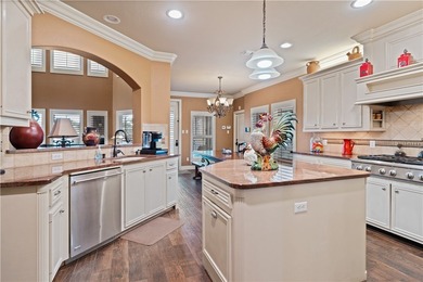 Tucked away on a quiet cul-de-sac in Calallen, this grand estate on River Hills Country Club in Texas - for sale on GolfHomes.com, golf home, golf lot