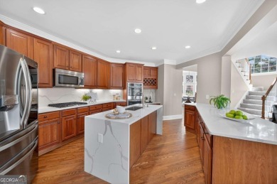 Welcome to this exceptional 3-sides brick, 6 BEDROOMS, 5 BATH on Canongate At Olde Atlanta Golf Club in Georgia - for sale on GolfHomes.com, golf home, golf lot