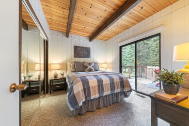 This beautiful three-bedroom, two-bath A-frame cabin perfectly on Tahoe Donner Golf Course in California - for sale on GolfHomes.com, golf home, golf lot
