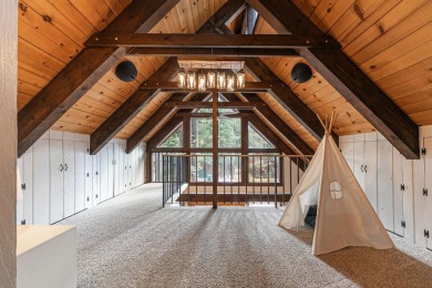 This beautiful three-bedroom, two-bath A-frame cabin perfectly on Tahoe Donner Golf Course in California - for sale on GolfHomes.com, golf home, golf lot