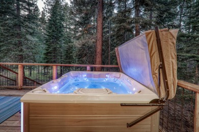 This beautiful three-bedroom, two-bath A-frame cabin perfectly on Tahoe Donner Golf Course in California - for sale on GolfHomes.com, golf home, golf lot