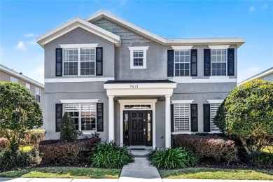 This exceptional, fully furnished, contemporary 5-bedroom, 3 on Reunion Resort Golf Course in Florida - for sale on GolfHomes.com, golf home, golf lot