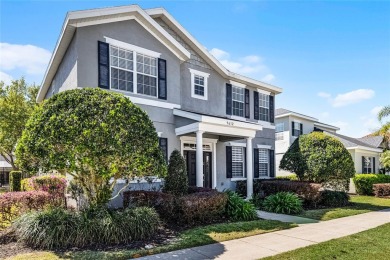 This exceptional, fully furnished, contemporary 5-bedroom, 3 on Reunion Resort Golf Course in Florida - for sale on GolfHomes.com, golf home, golf lot