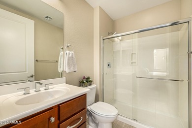 Elevated desert living in this gorgeous move-in-ready, barely on Troon Country Club in Arizona - for sale on GolfHomes.com, golf home, golf lot