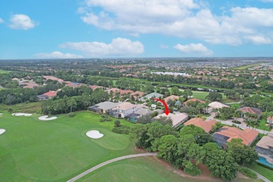 STUNNING POOL HOME WITH SWEEPING GOLF COURSE VIEW IN PGA on PGA Golf Club in PGA Village in Florida - for sale on GolfHomes.com, golf home, golf lot