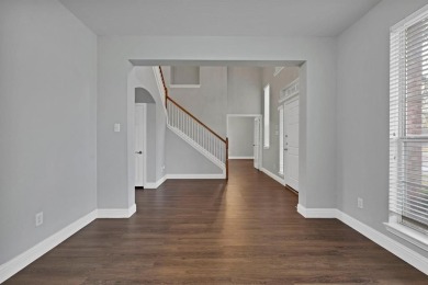 This inviting two-story home offers a practical and comfortable on The Trails of Frisco Golf Club in Texas - for sale on GolfHomes.com, golf home, golf lot