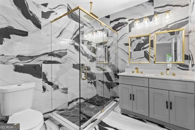 Welcome to this stunning contemporary home in sought-after East on East Lake Golf Club in Georgia - for sale on GolfHomes.com, golf home, golf lot