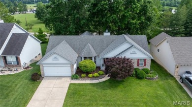 Welcome home to this well-maintained ranch in a prime Dardenne on The Links At Dardenne in Missouri - for sale on GolfHomes.com, golf home, golf lot
